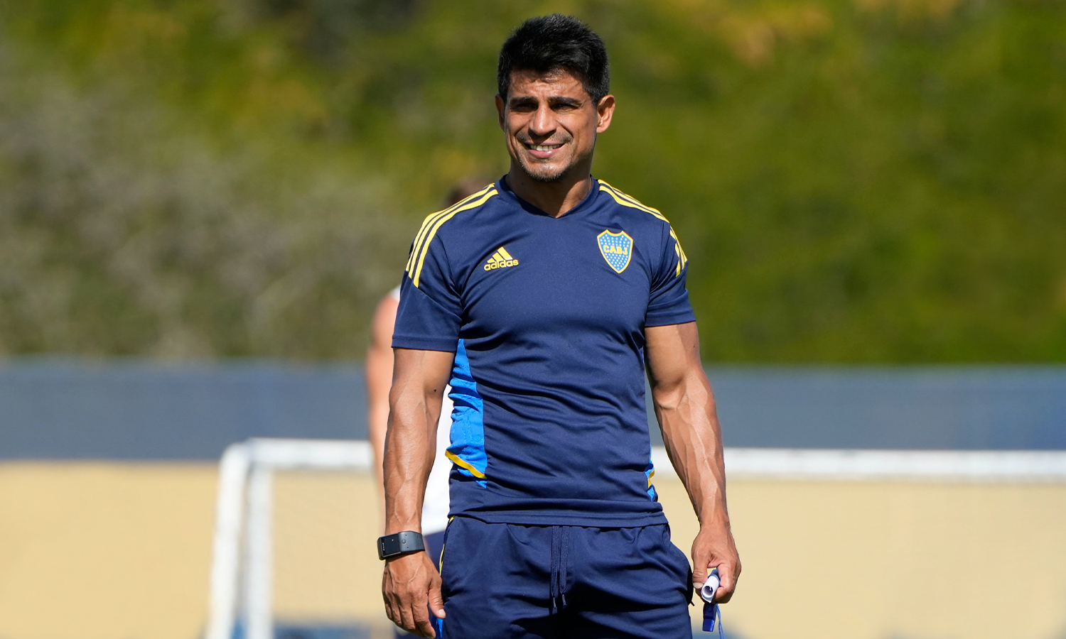 Hugo Ibarra entrenamiento Boca 2822023