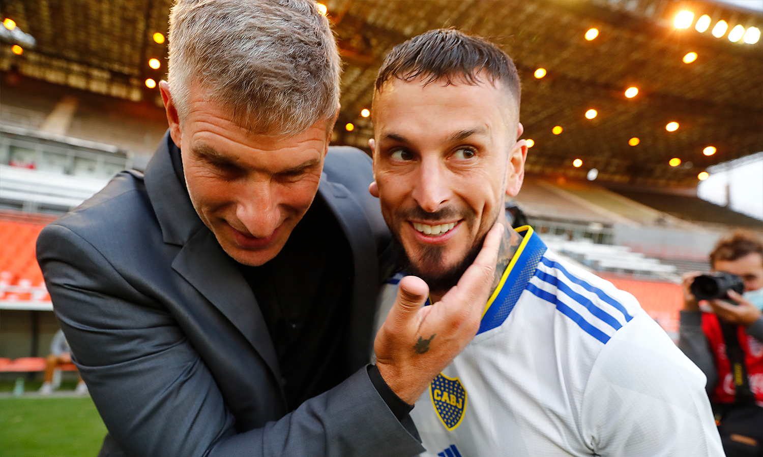 Martín Palermo y Darío Benedetto