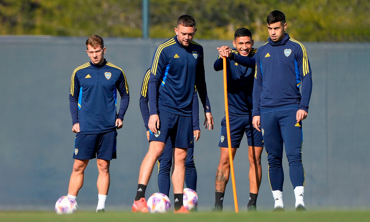 Gabriel Aranda entrenamiento Boca 2042023