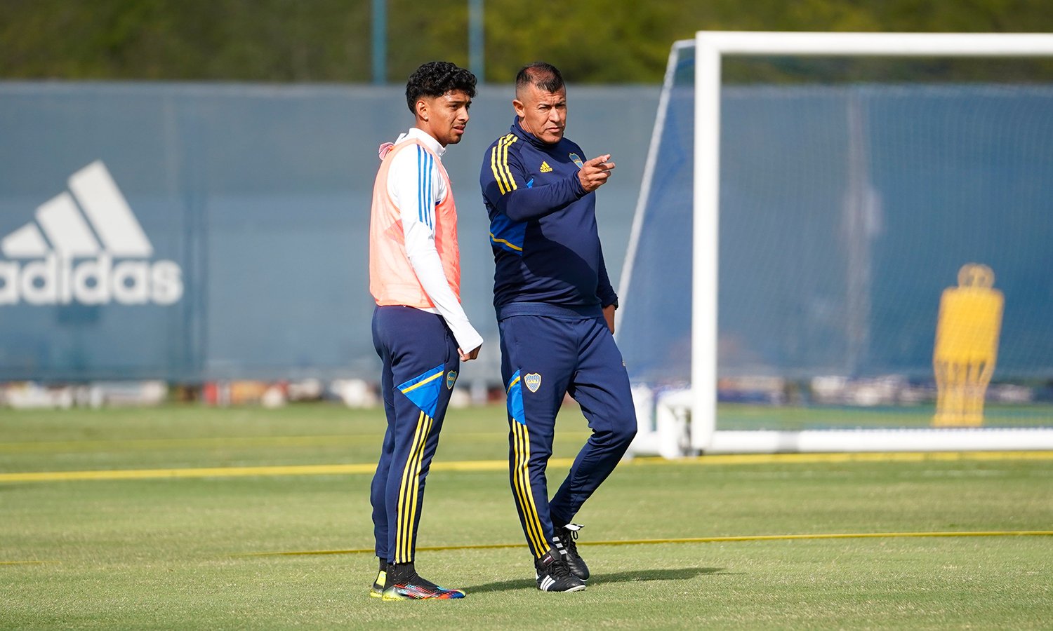 Almirón y Medina entrenamiento Boca 6523