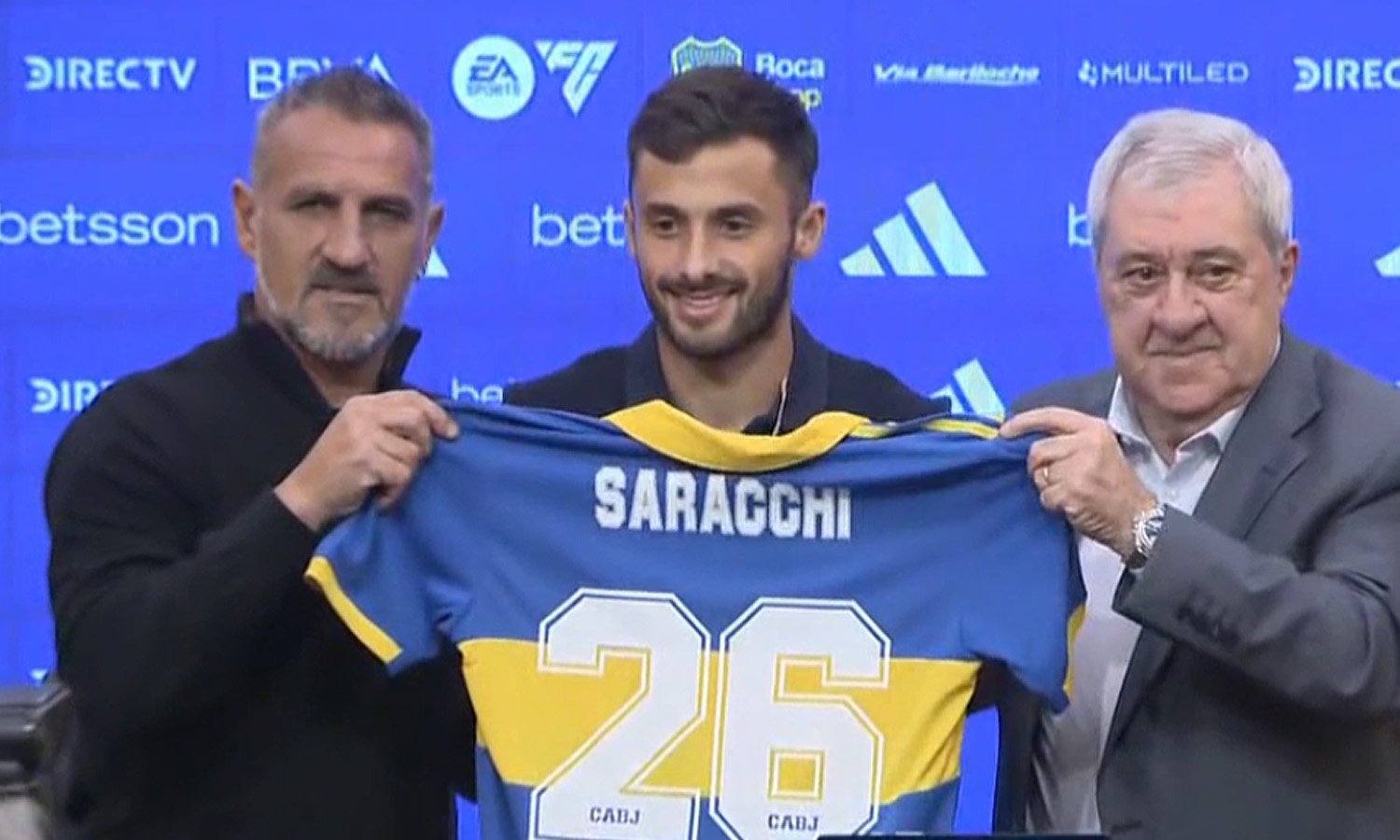 Marcelo Saracchi presentación Boca 382023