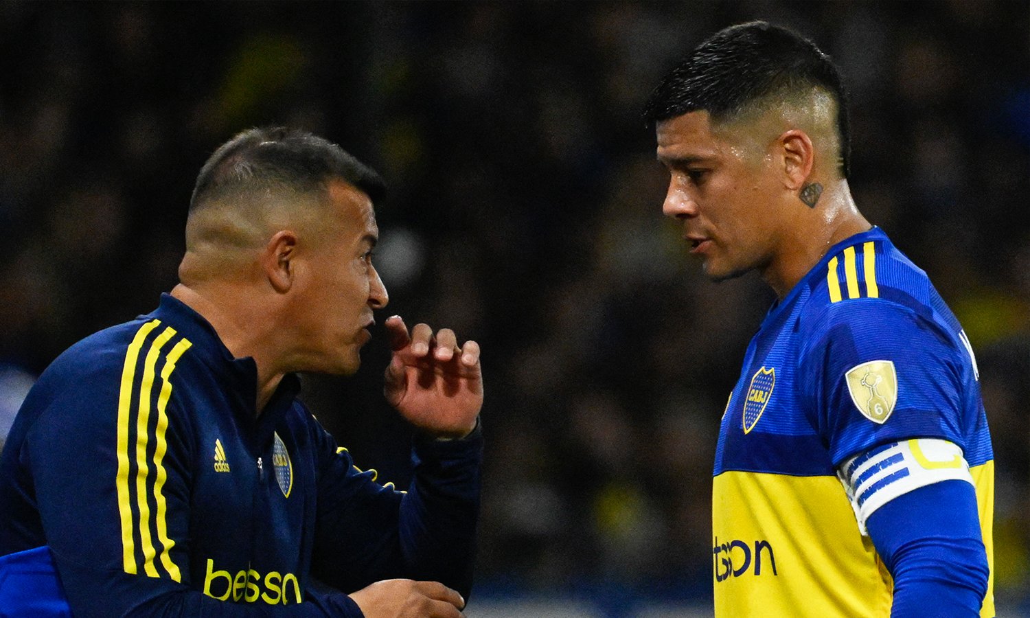 Rojo y Almirón Boca Palmeiras 2892023