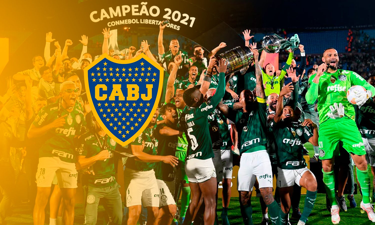 Campeón Libertadores con Palmeiras Boca