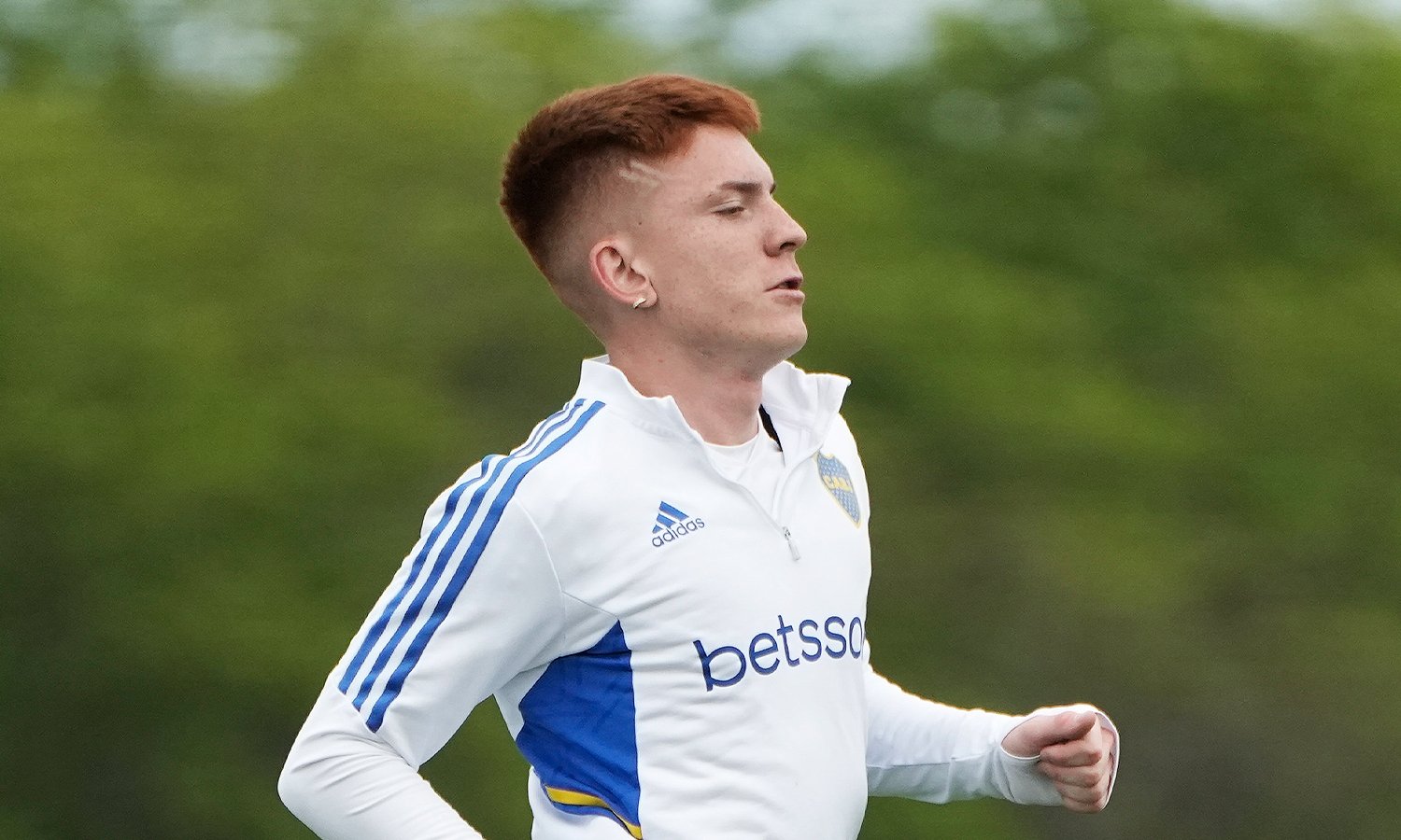 Valentín Barco entrenamiento Boca 30112023