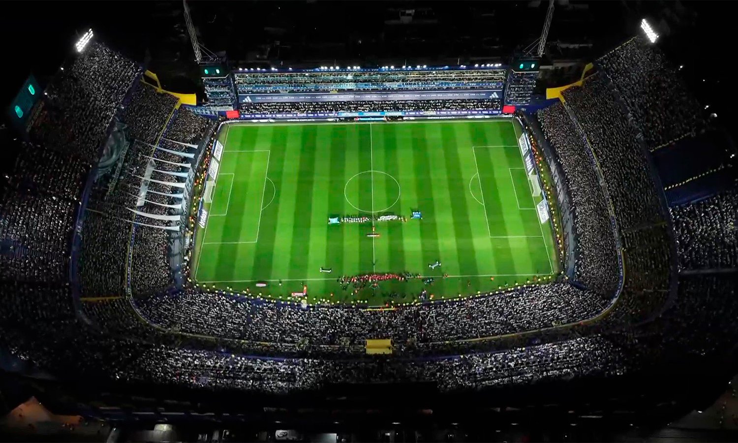 Vista aérea La Bombonera Argentina vs Uruguay 16112023