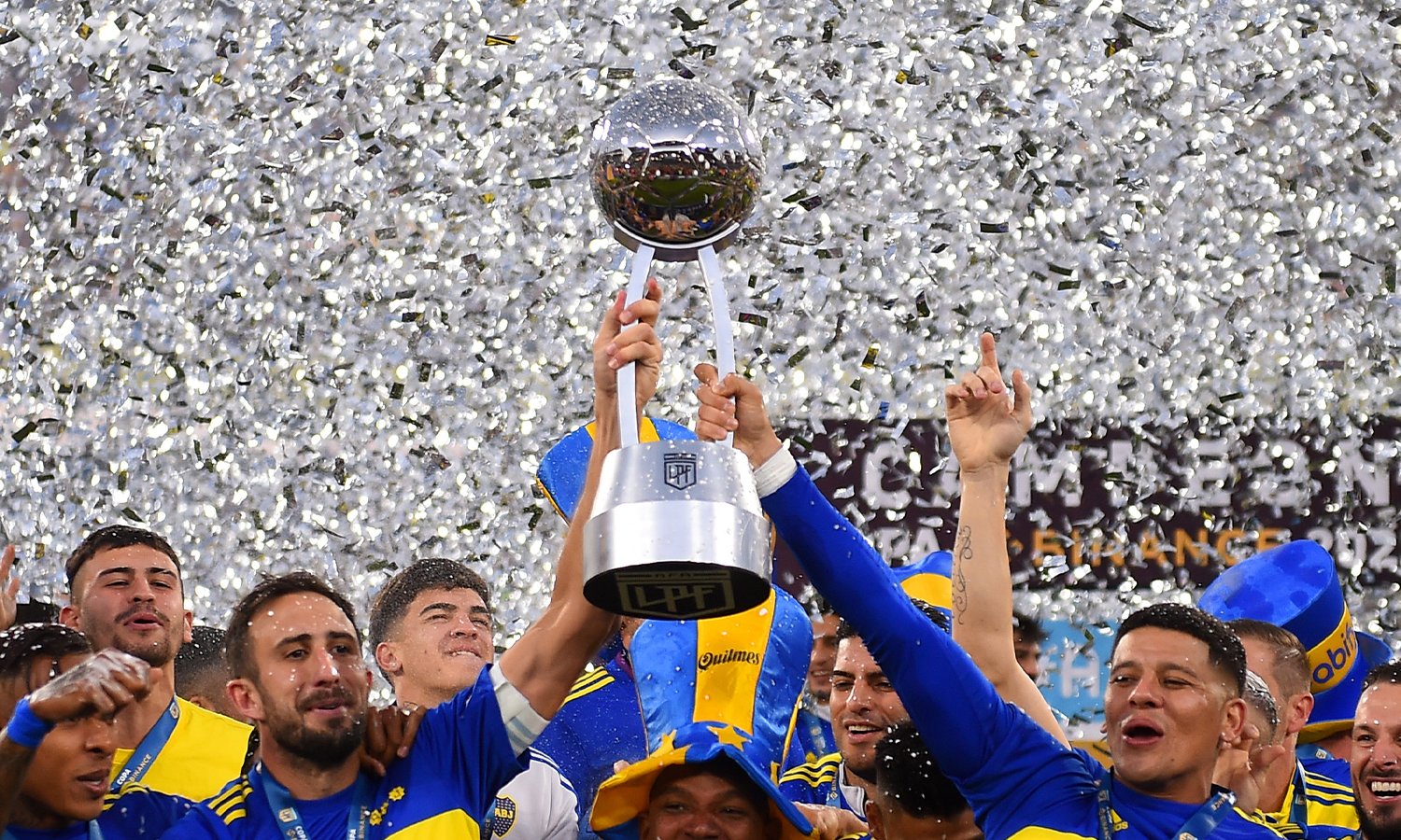 Boca festejo campeón Copa de la Liga 2022