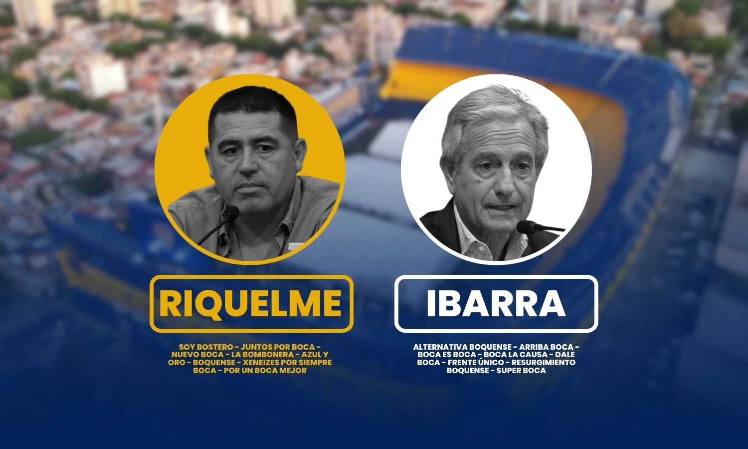 Riquelme - Ibarra elecciones Boca 2023