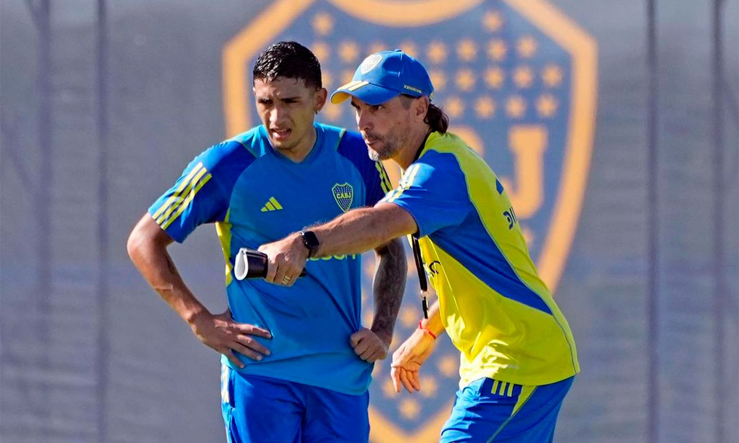 Diego Martínez Boca Juniors entrenamiento