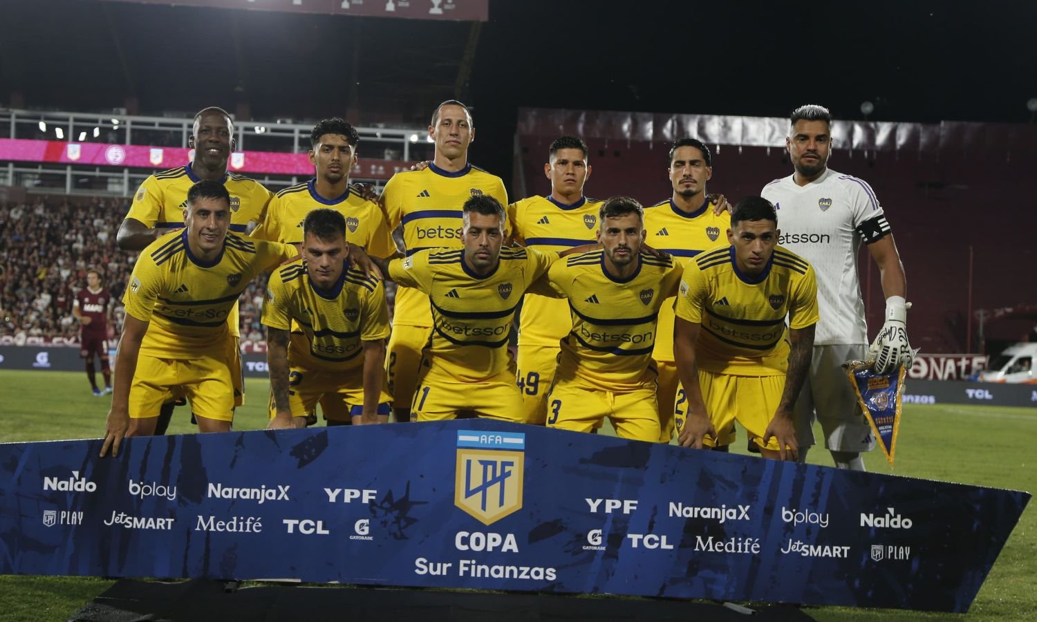 Iniciales Boca v Lanus Copa de la Liga 2024