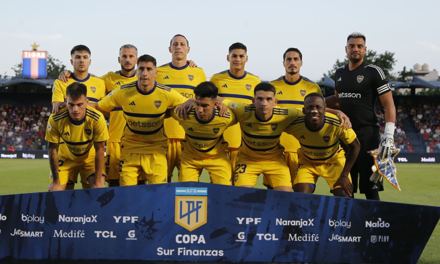 Iniciales Boca vs Tigre Copa de la Liga 2024