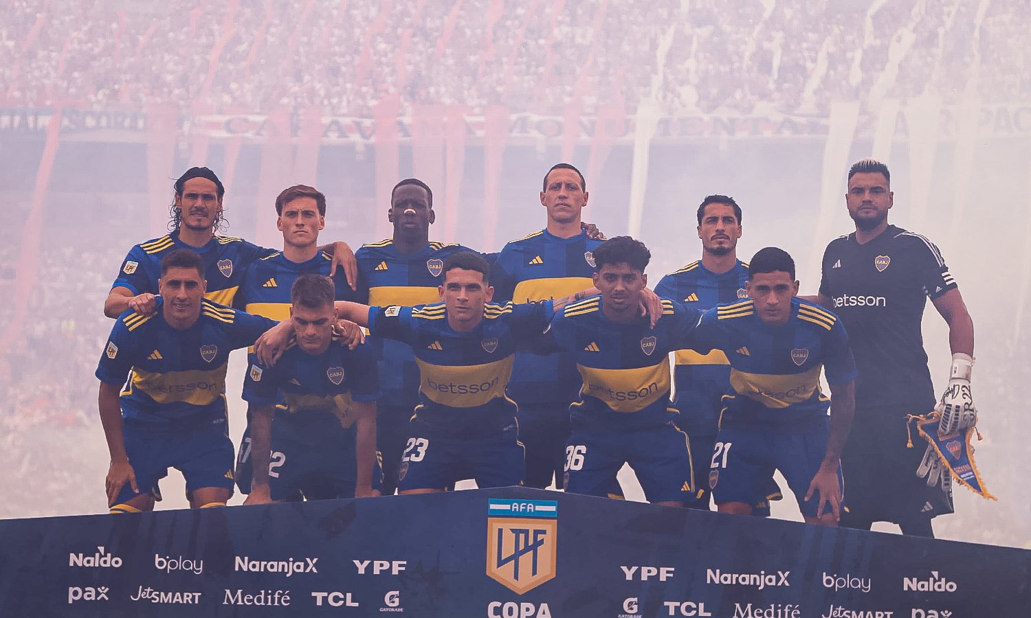 Iniciales de Boca vs River Copa de la Liga 2024