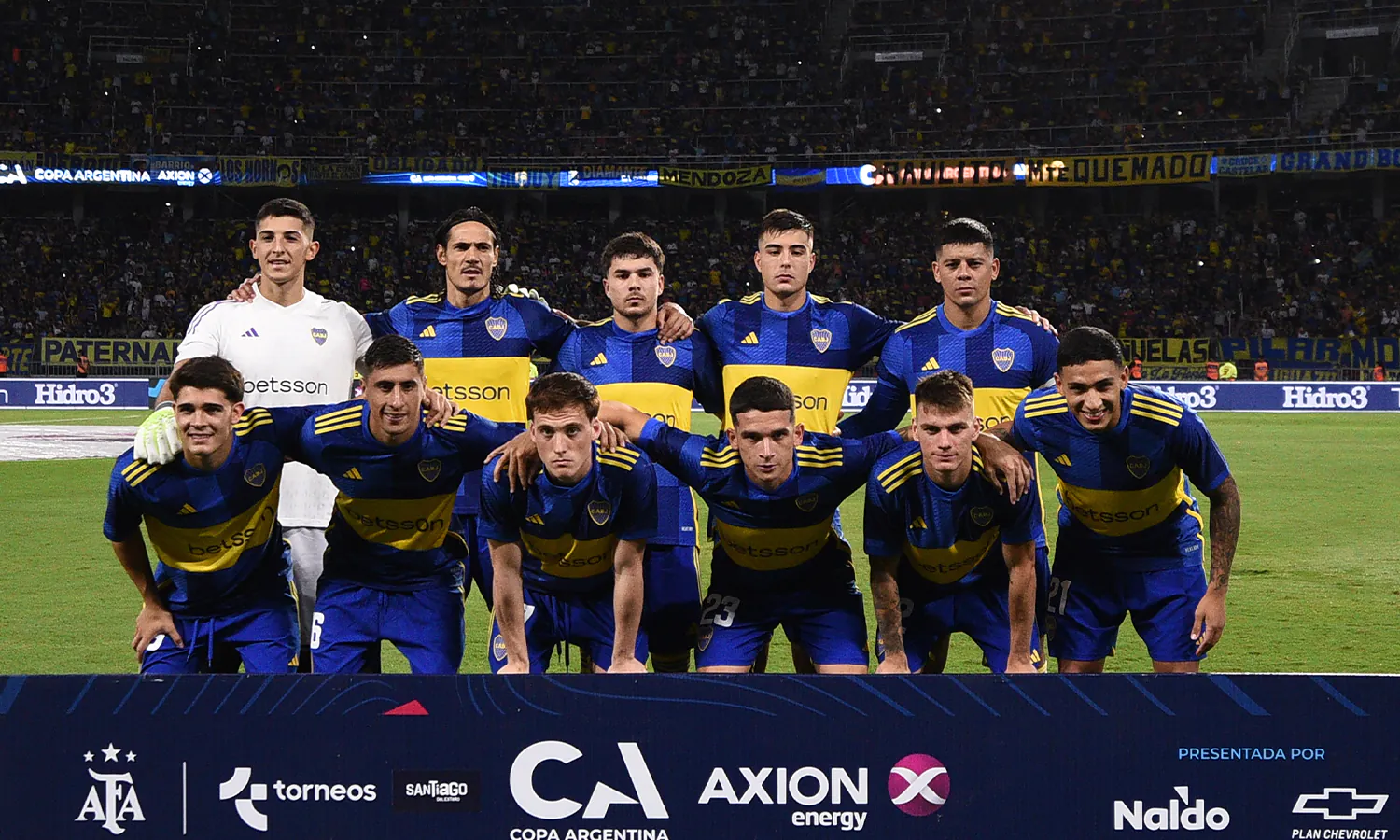 Iniciales Boca vs Central Norte CA 2024