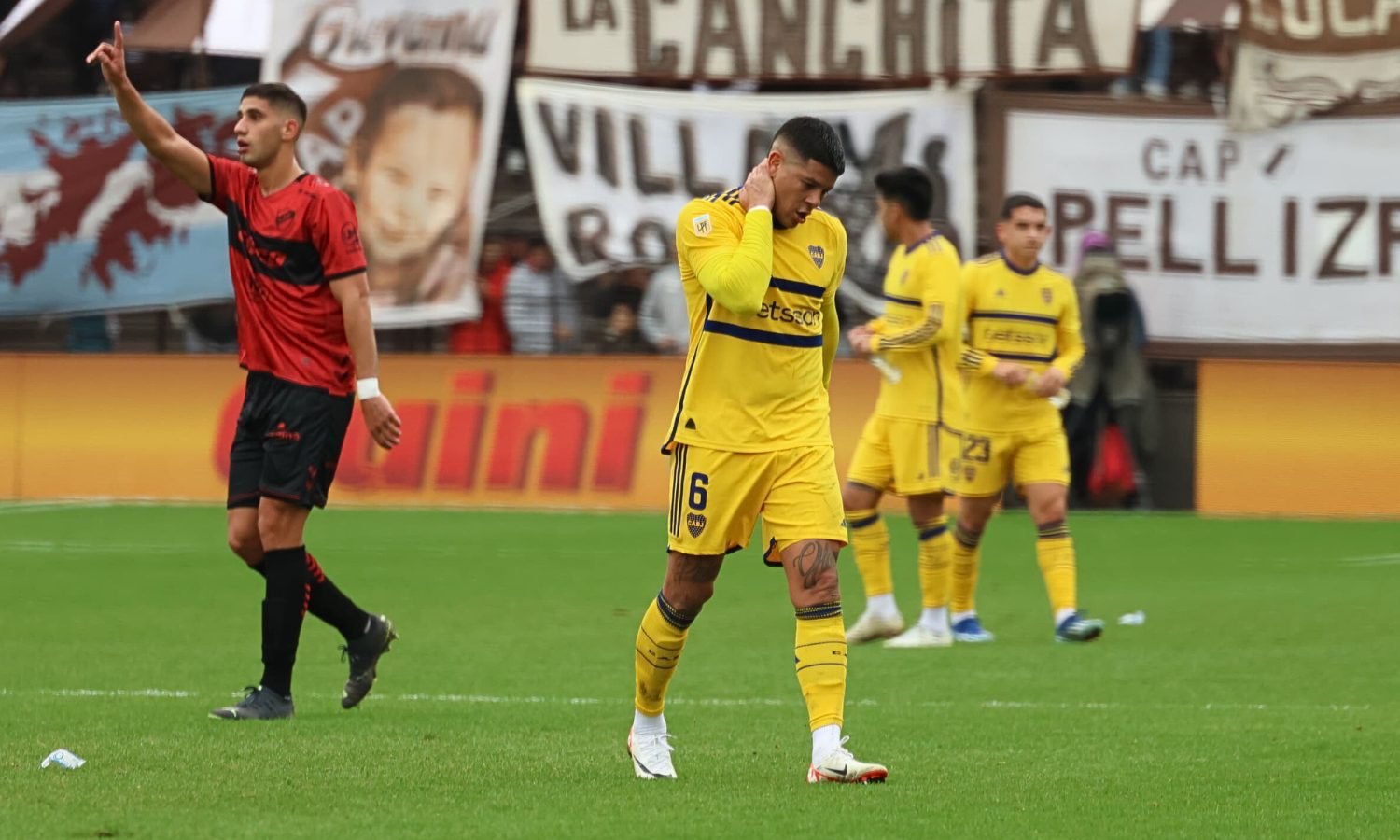 Marcos Rojo expulsión Boca Platense