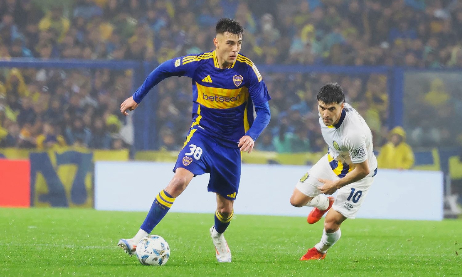 Aaron Anselmino en Boca vs Rosario Central. Foto: Gerónimo Marino