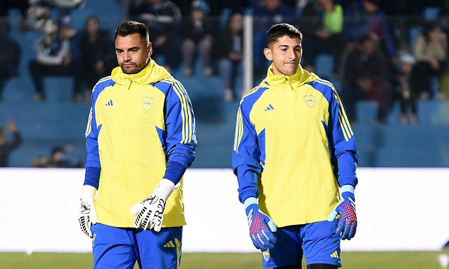 Sergio Romero y Leandro Brey en Boca