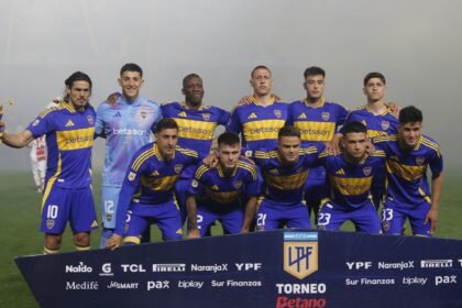 Iniciales Boca vs Argentinos LPF 2024