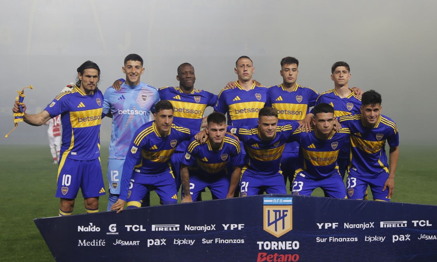 Iniciales Boca vs Argentinos LPF 2024