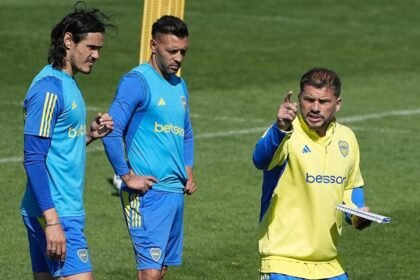 Mariano Herrón entrenamiento Boca 2102023