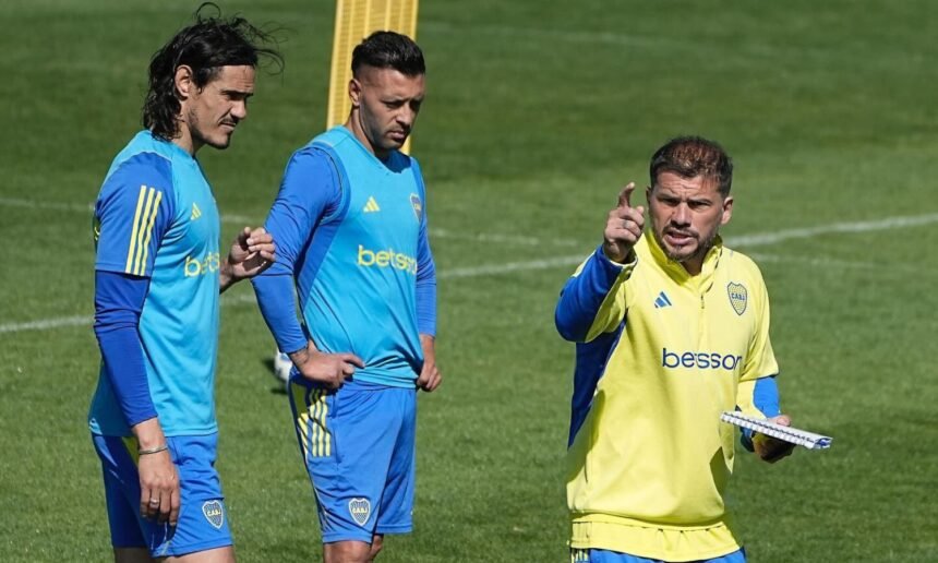 Mariano Herrón entrenamiento Boca 2102023