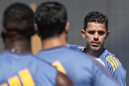 Fernando Gago entrenamiento Boca