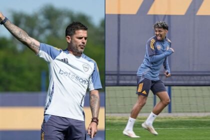 Fernando Gago y Cristian Medina Boca Juniors