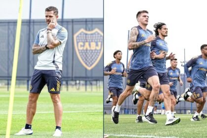 Fernando Gago y jugadores Boca 26112024