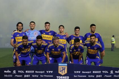 Iniciales Boca vs Godoy Cruz LPF2024