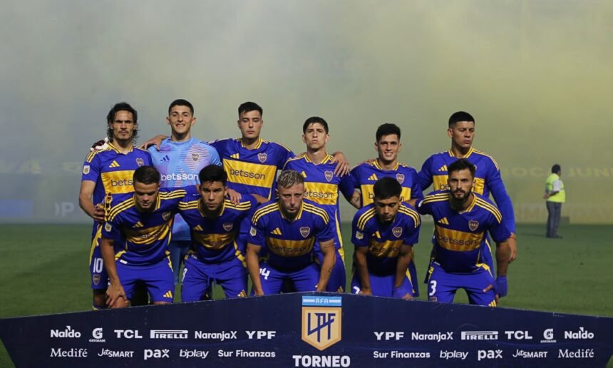 Iniciales Boca vs Godoy Cruz LPF2024