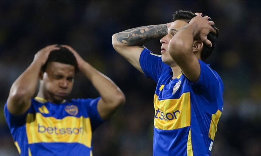 Jugadores Boca lamento