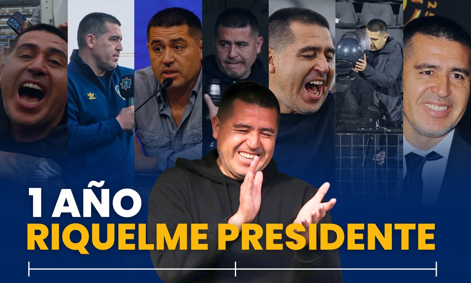 Un año Riquelme presidente de Boca