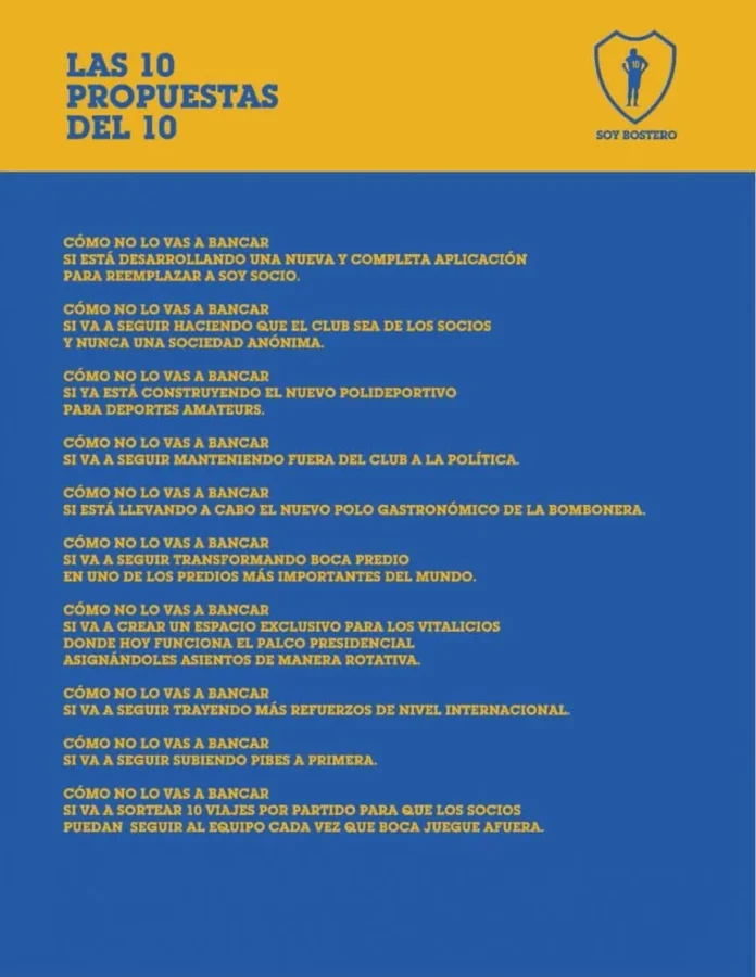 A un año de Riquelme presidente: ¿se cumplieron sus 10 promesas de campaña? riquelme w862