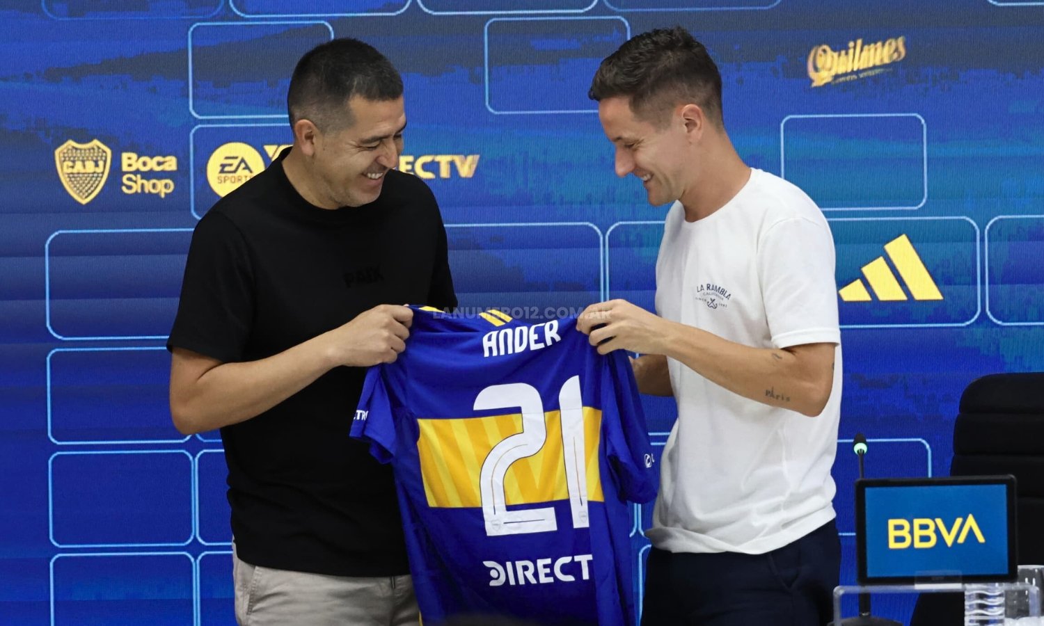 Ander Herrera presentación Boca Juniors