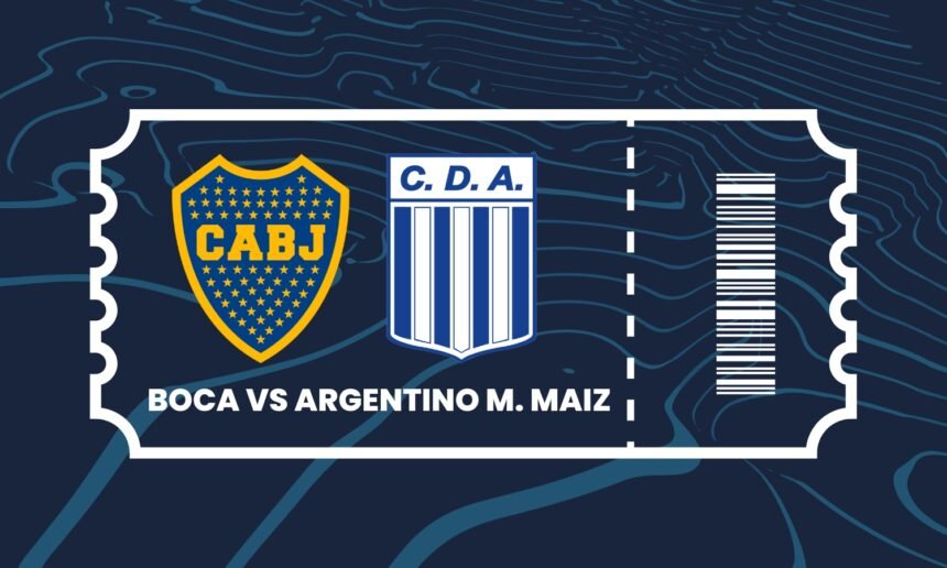 Entradas Boca vs Argentino Monte Maiz