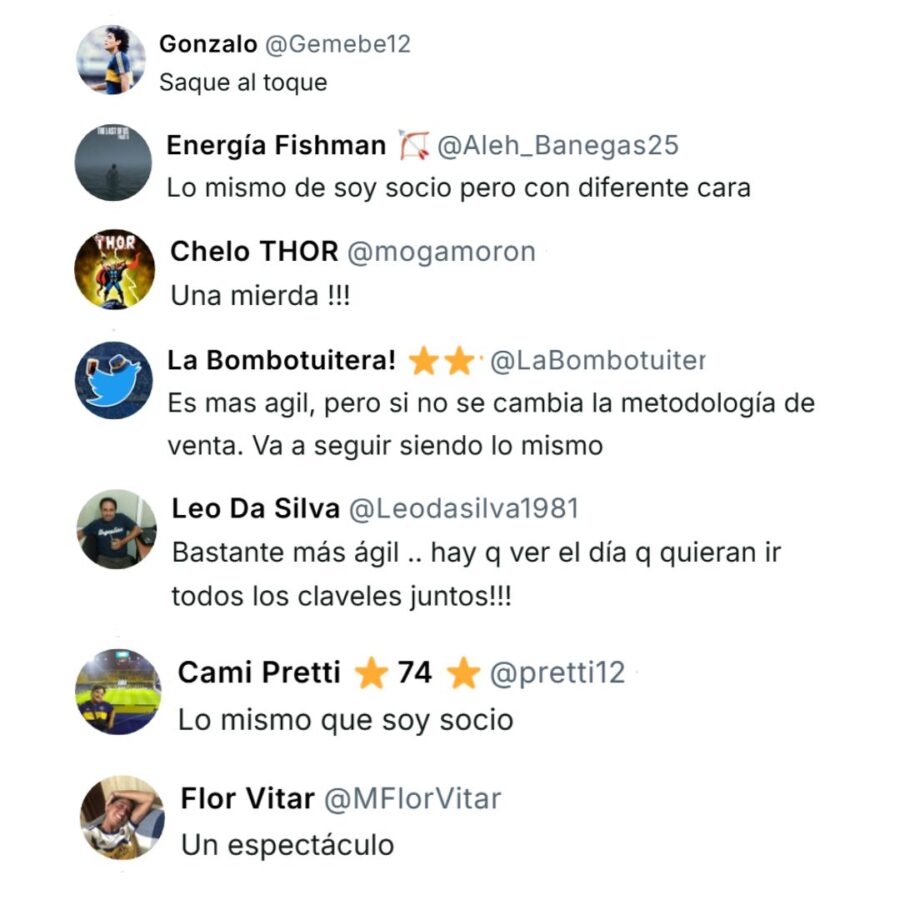 Debutó la aplicación Boca Socios: como le fue y las opiniones Opiniones hinchas Boca Socios