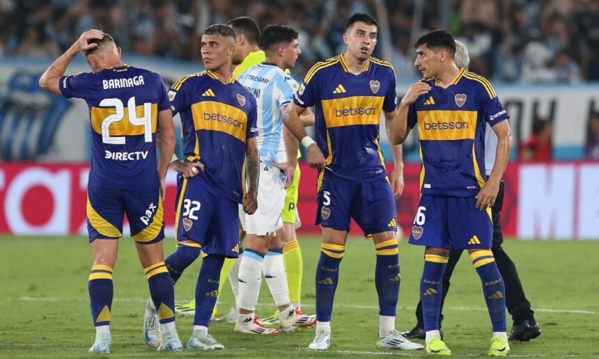 Derrota Boca vs Racing Torneo Apertura 2025