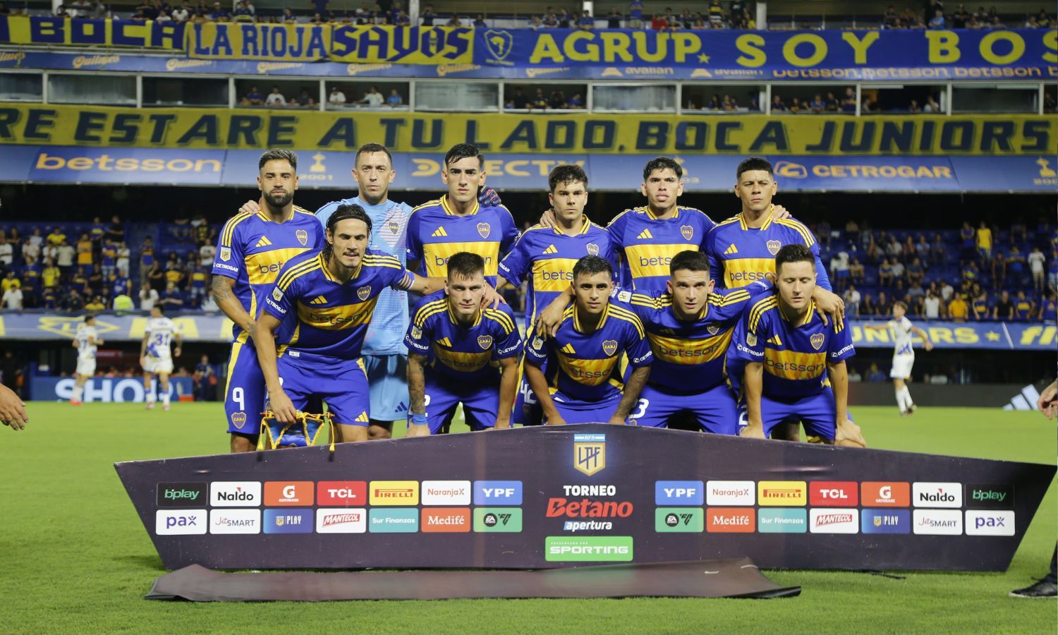 Once inicial Boca vs Central