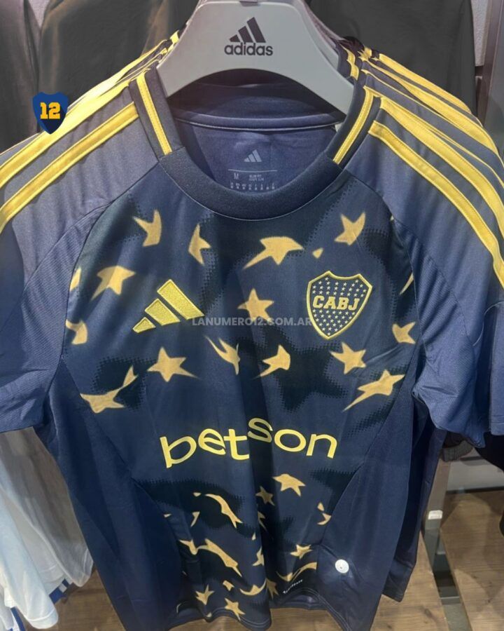 Tercera camiseta Boca 2025