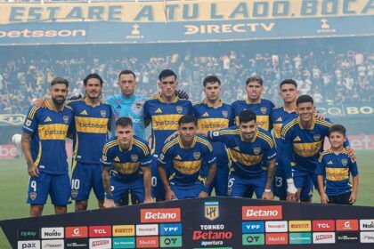 Iniciales Boca vs Defensa y Justicia Torneo Apertura 2025