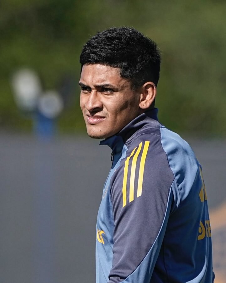 Simón Rivero entrenamiento Boca