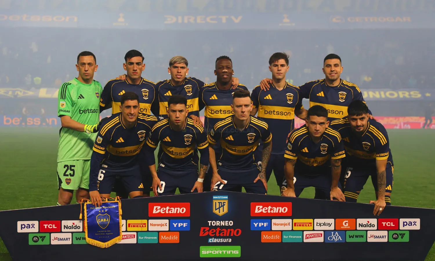 Iniciales Boca vs Unión Clausura 2025