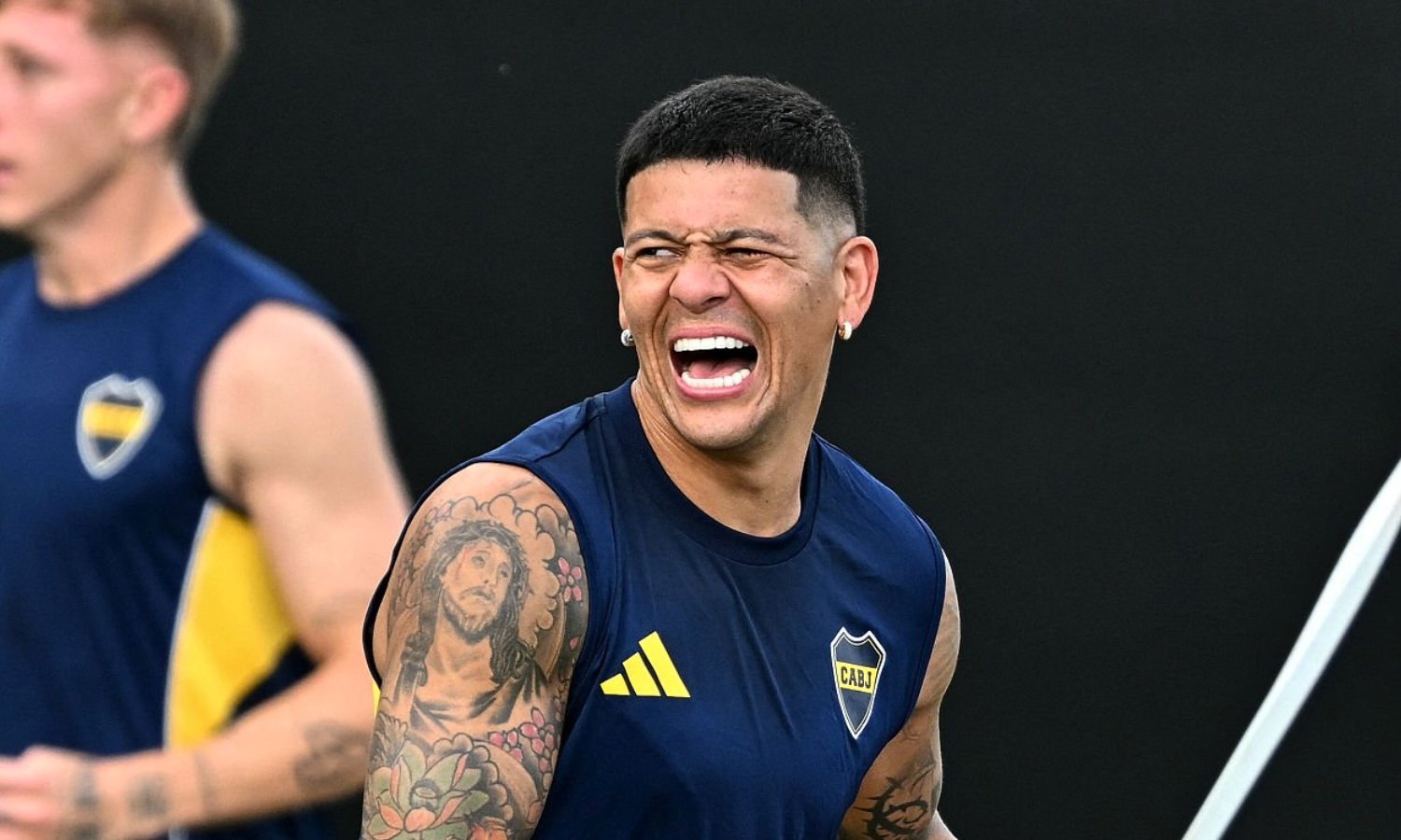 Marcos Rojo ausente del entrenamiento de Boca Marcos Rojo Boca