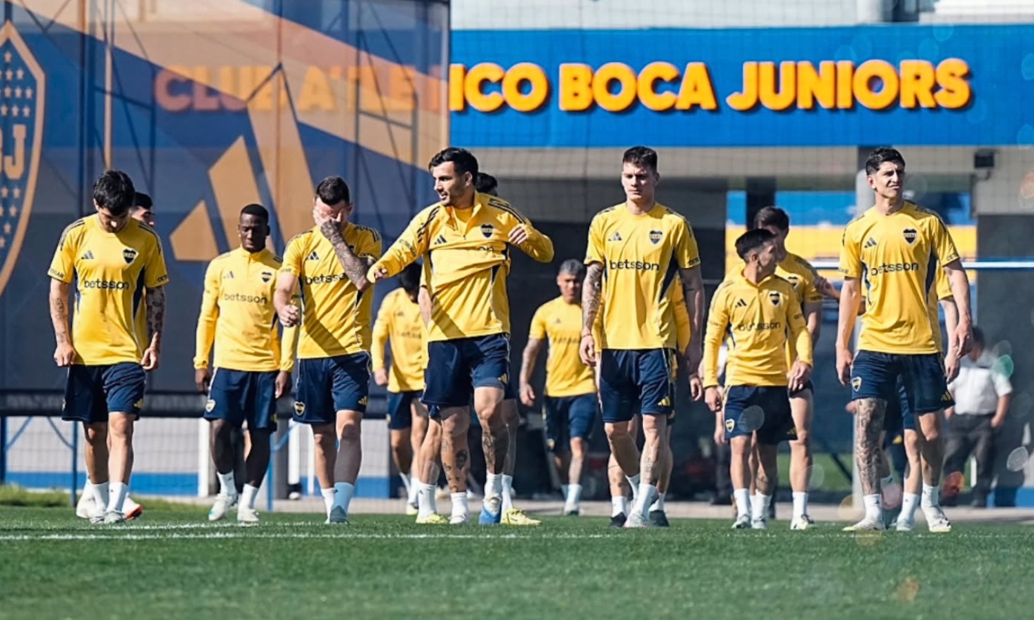 Con ausencias y vueltas importantes: los convocados de Boca vs Central Córdoba Boca entrenamiento