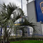 La lluvia obligó a cambiar los planes del plantel de Boca Boca Predio lluvia