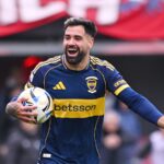 Boca se lo dio vuelta a Barracas: escaló en el Clausura y se mete en zona de Libertadores Festejo Gimenez Boca vs Barracas Central