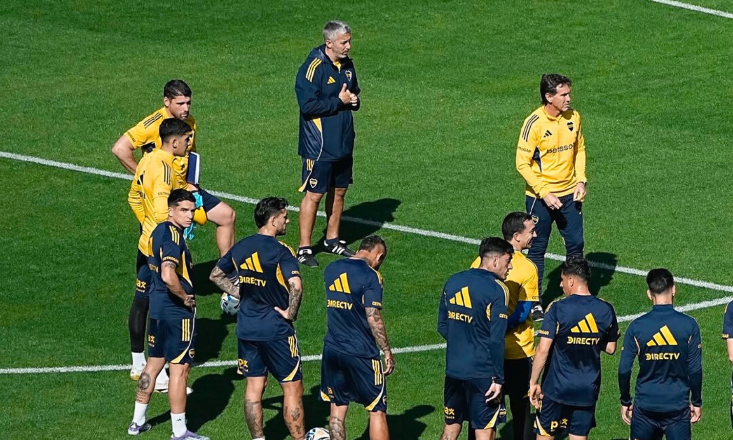 Boca hoy: entrenamiento en doble turno y el cambio obligado para visitar a Barracas Jugadores Ubeda Boca