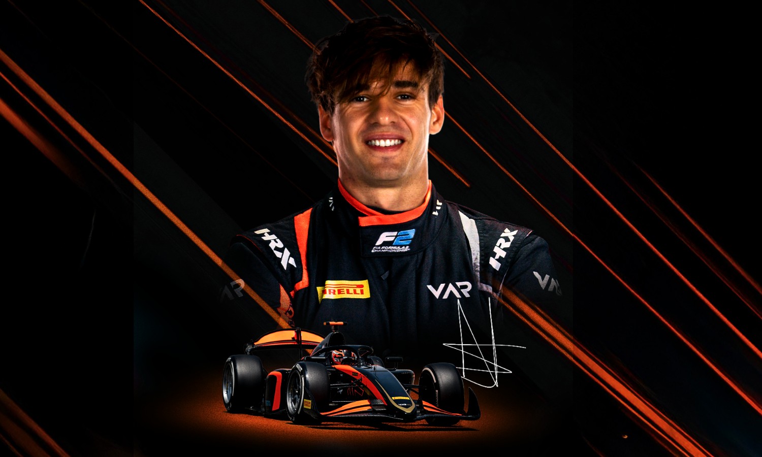 Quién es Nicolás Varrone, el argentino e hincha de Boca que llegó a la F2 Nicolás Varrone Van Amersfoort Racing F2