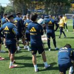 Claudio Úbeda entrenamiento Boca jugadores