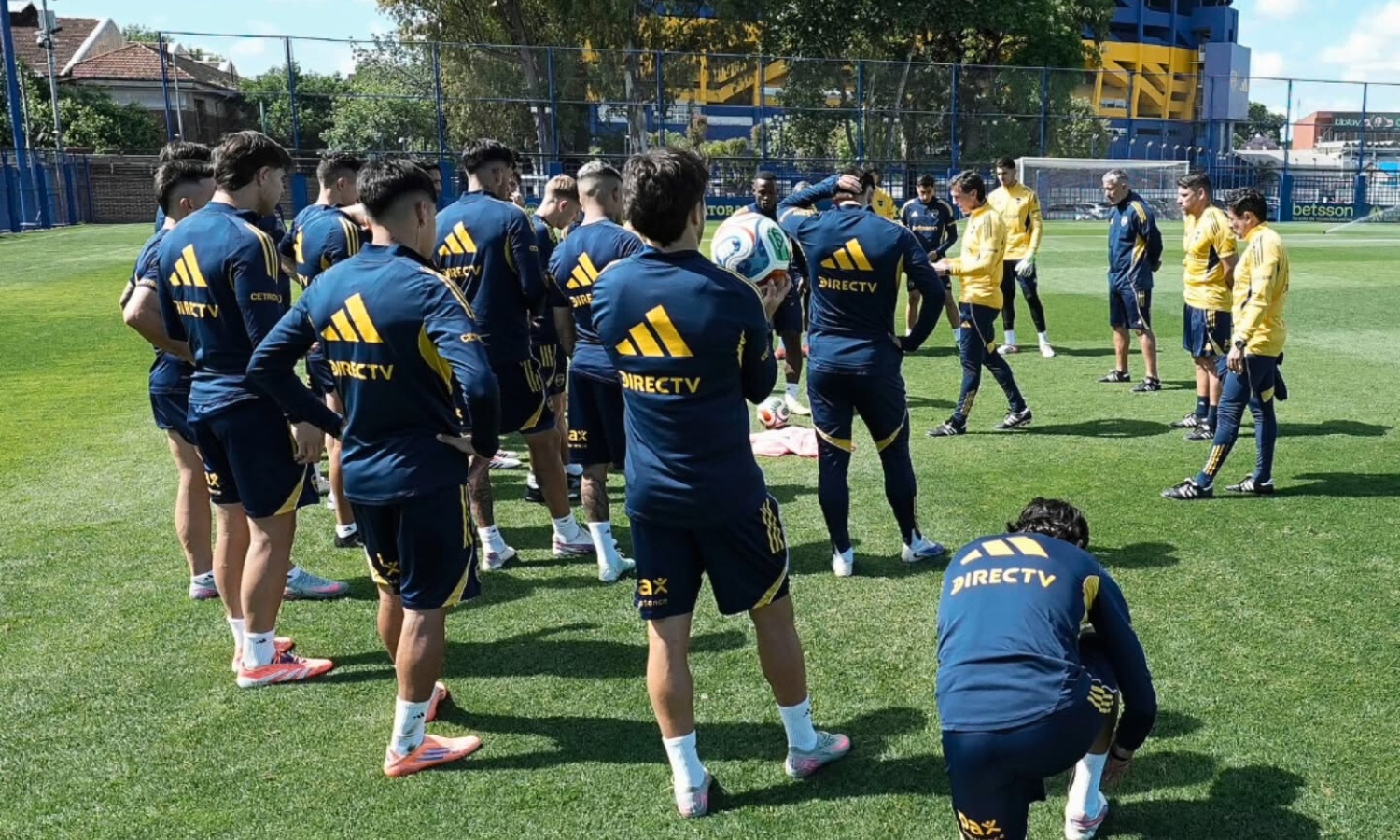 Claudio Úbeda entrenamiento Boca jugadores