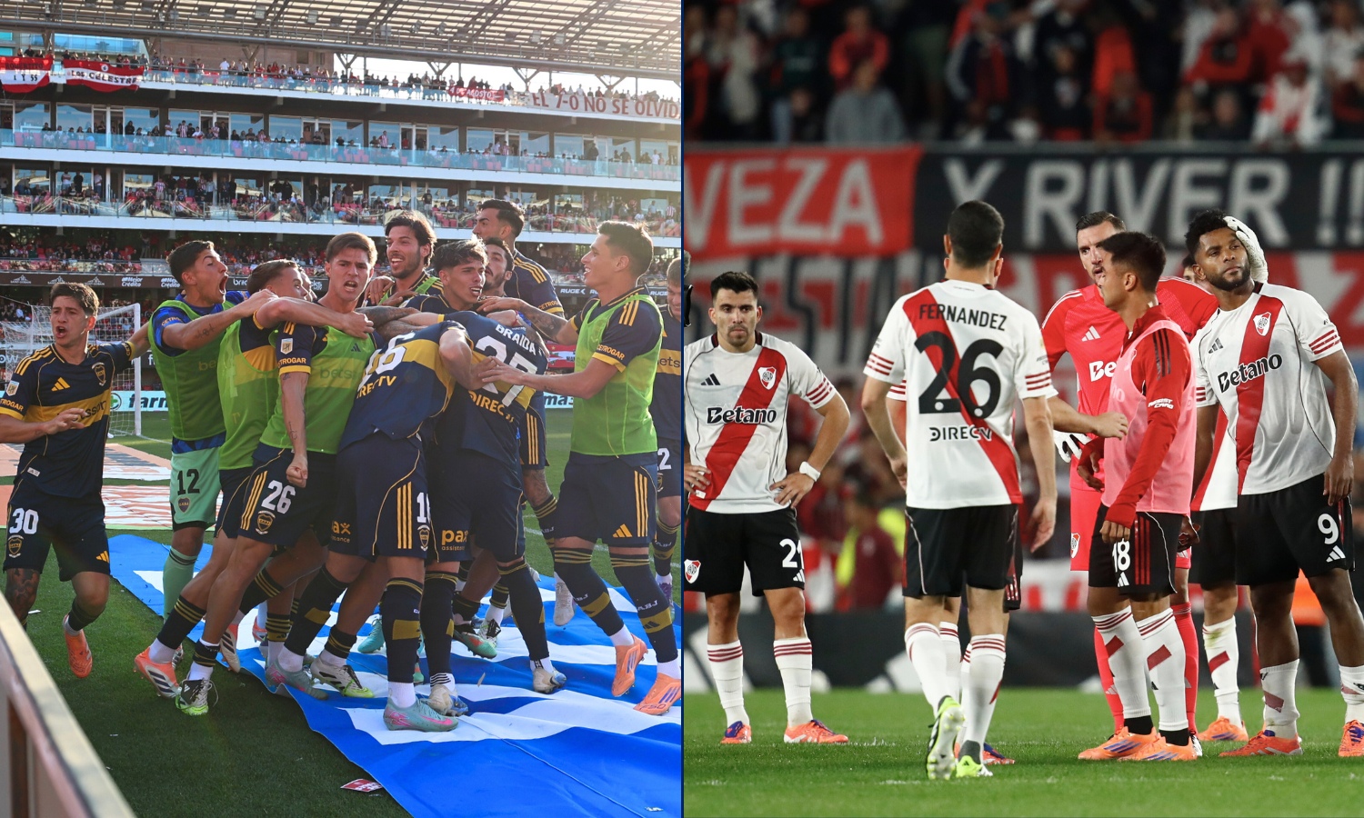 Cómo llegan Boca y River al Superclásico