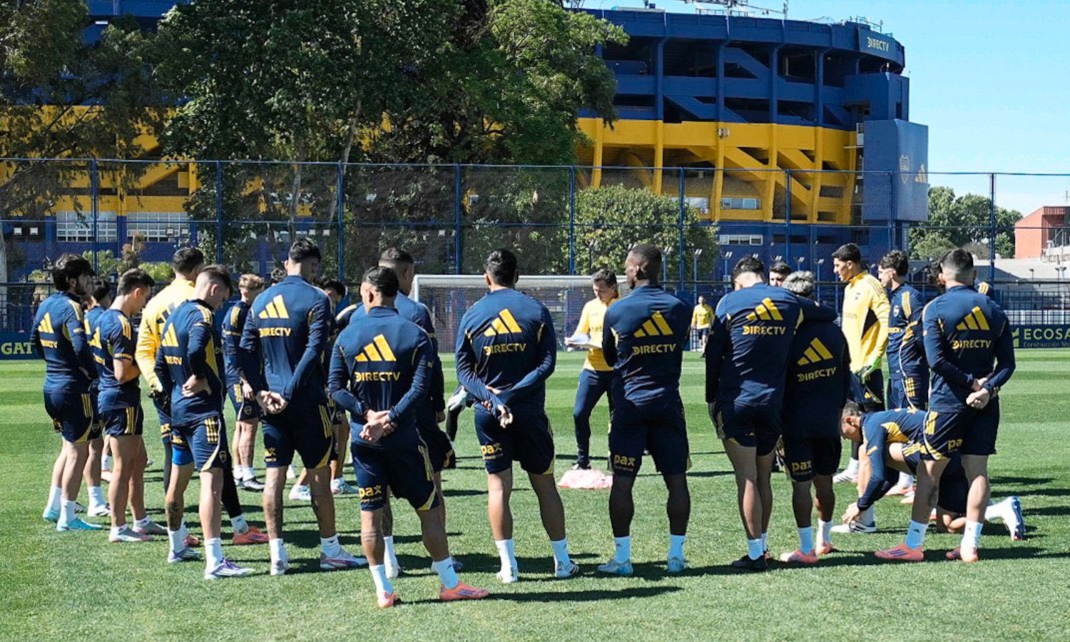 Entrenamiento Boca